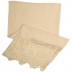 Half net diamond stole in cream color
